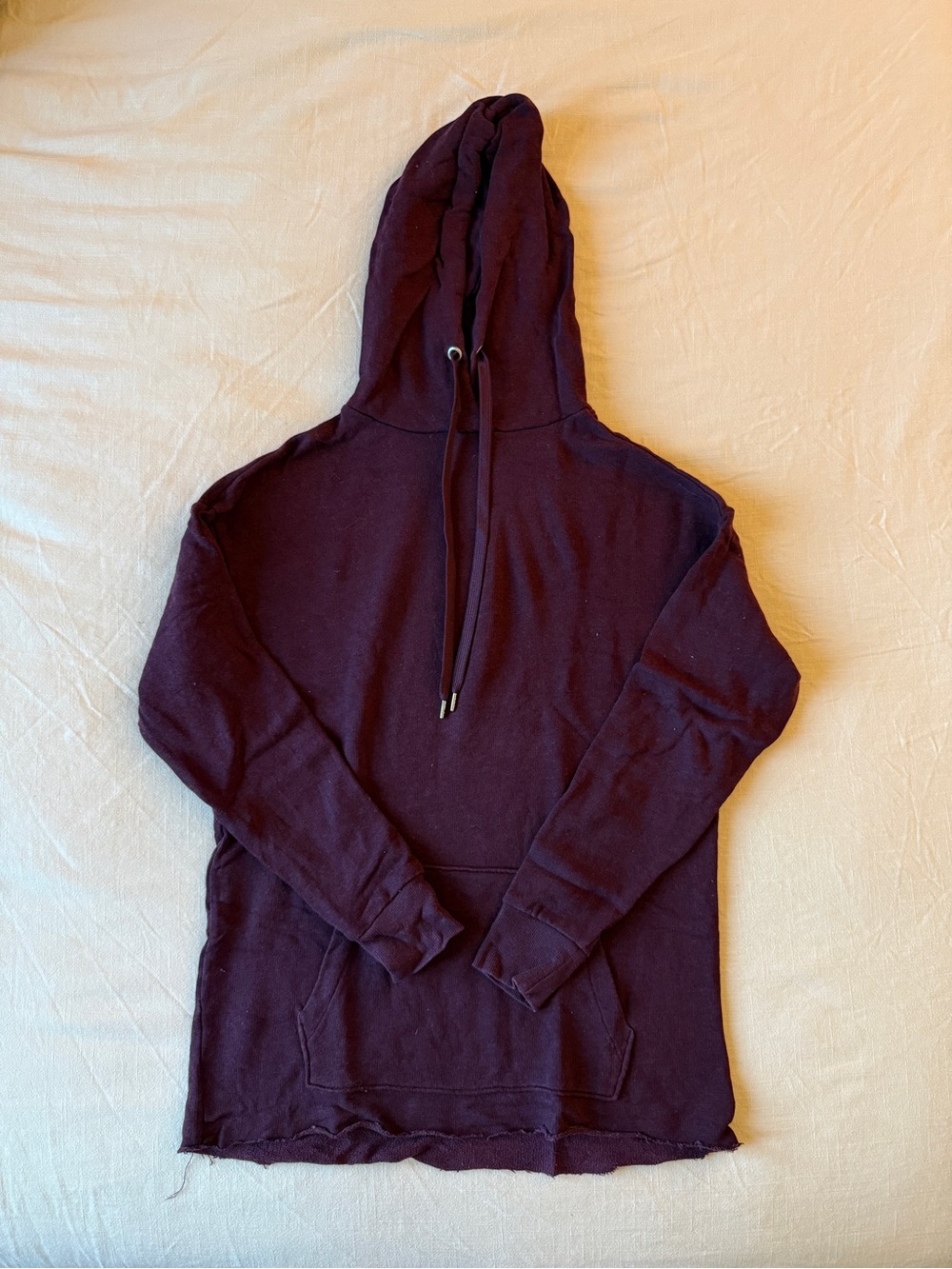H&M Dark Plum Pullover Hoodie